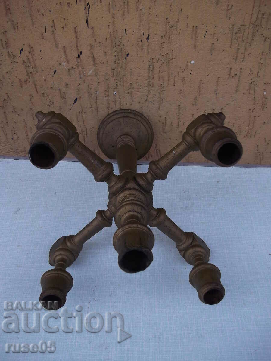 Old wooden candlestick for five candles with price 25.00 BGN | € 12.78 Old wooden candlestick for five candles with price 25.00 BGN | € 12.78