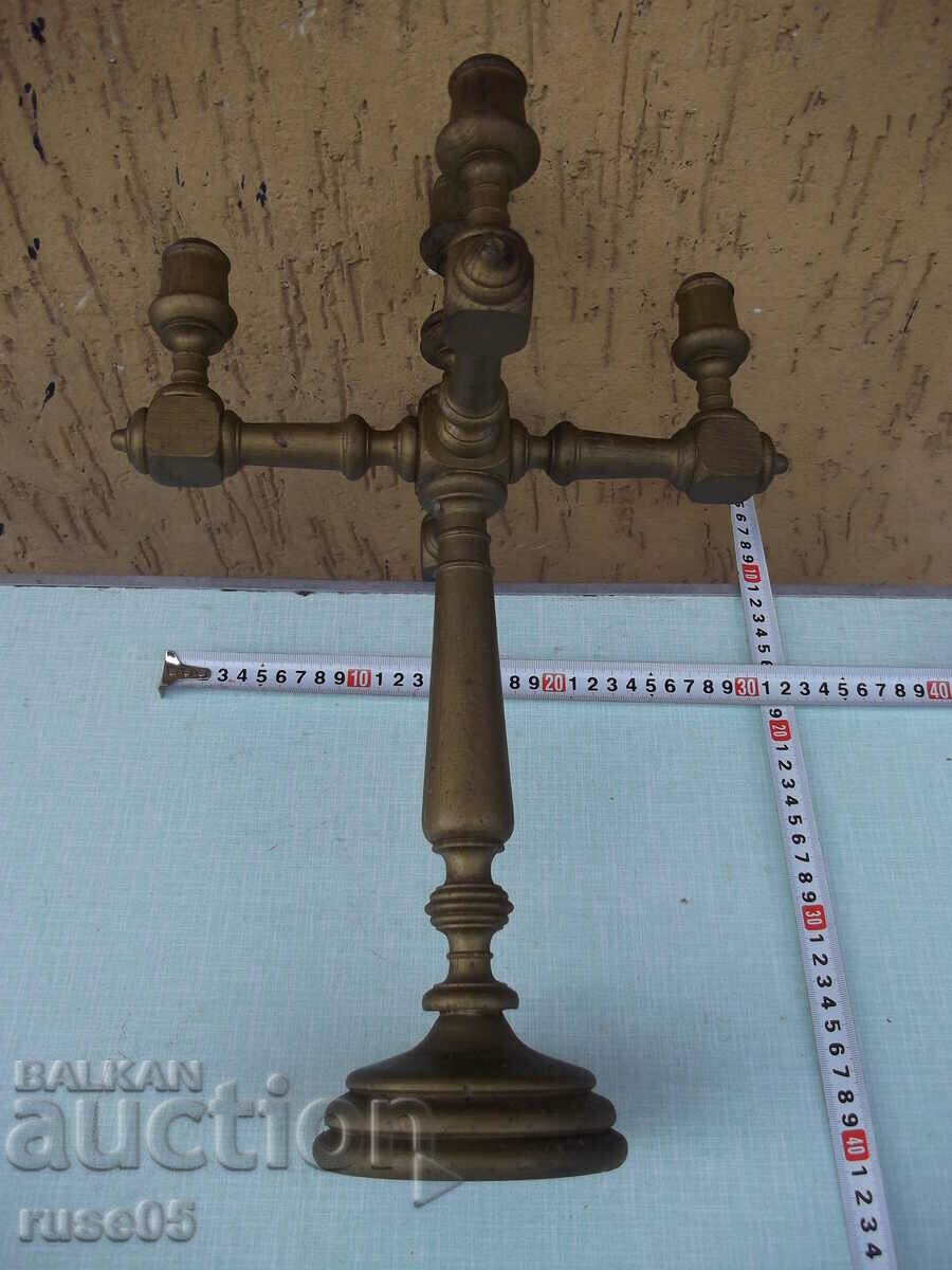 Old wooden candlestick for five candles - 6 Old wooden candlestick for five candles - 6