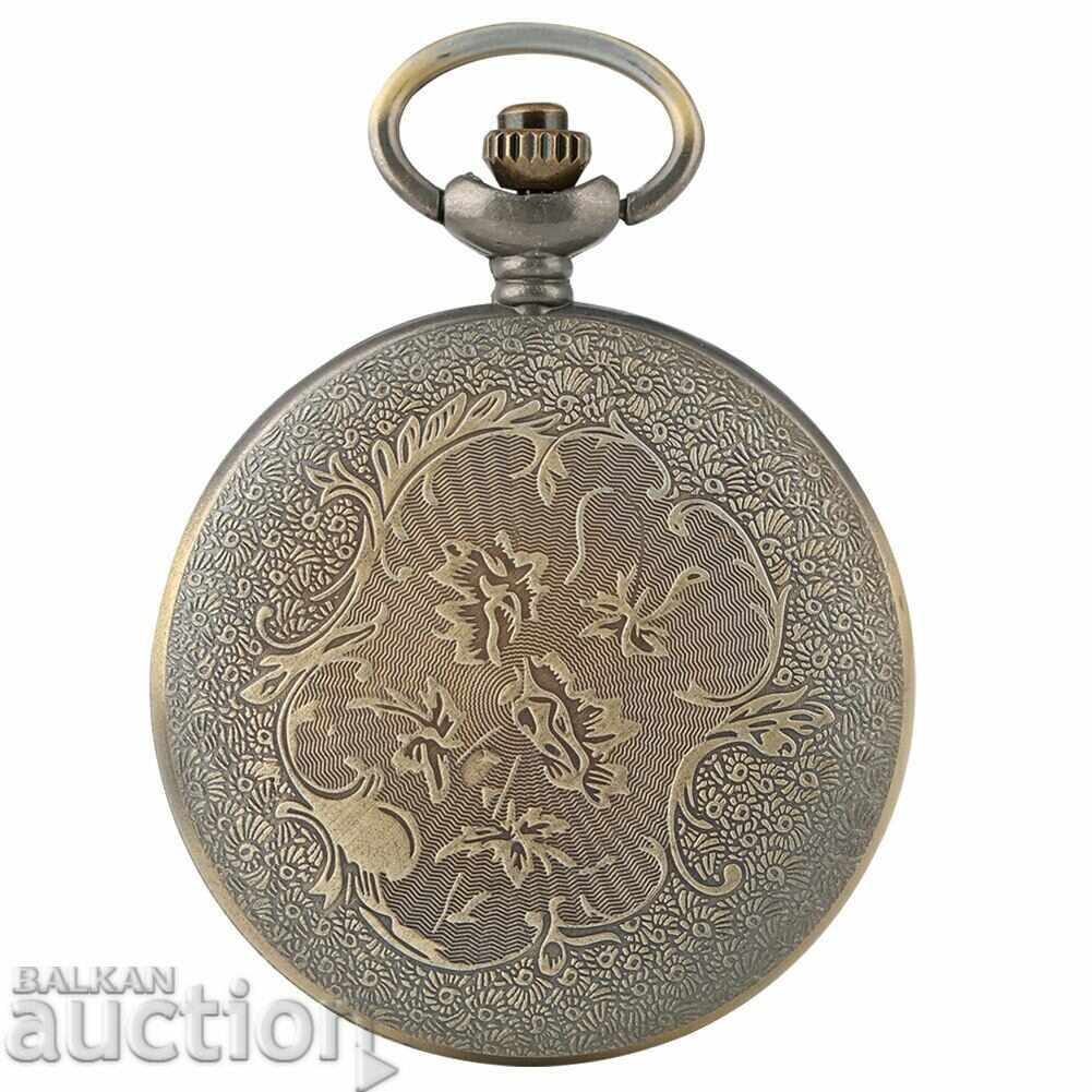 Delivery of New pocket watch indian chief feathers tribe wild west Delivery of New pocket watch indian chief feathers tribe wild west