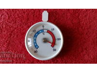 Παλαιό στρογγυλό θερμόμετρο
