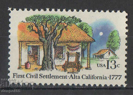 1977. USA. First Civil Settlement - Alta, California.