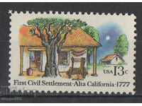 1977. САЩ. Първо гражданско селище - Алта, Калифорния.