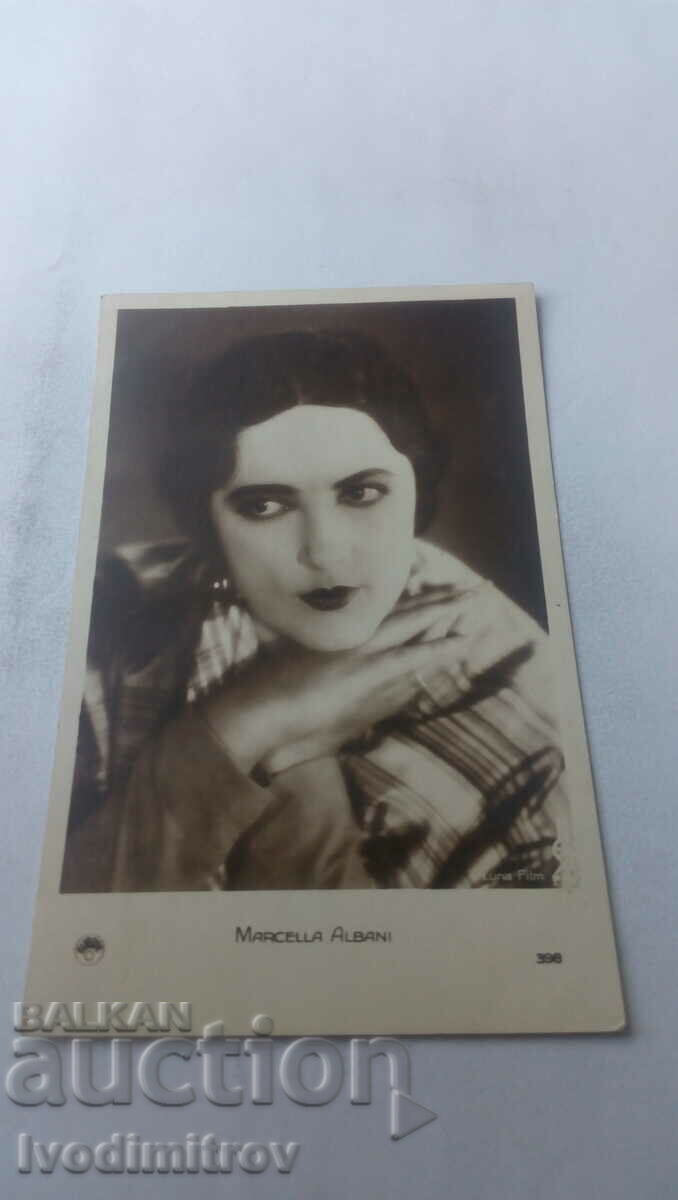 Пощенска картичка Marcella Albani 1930