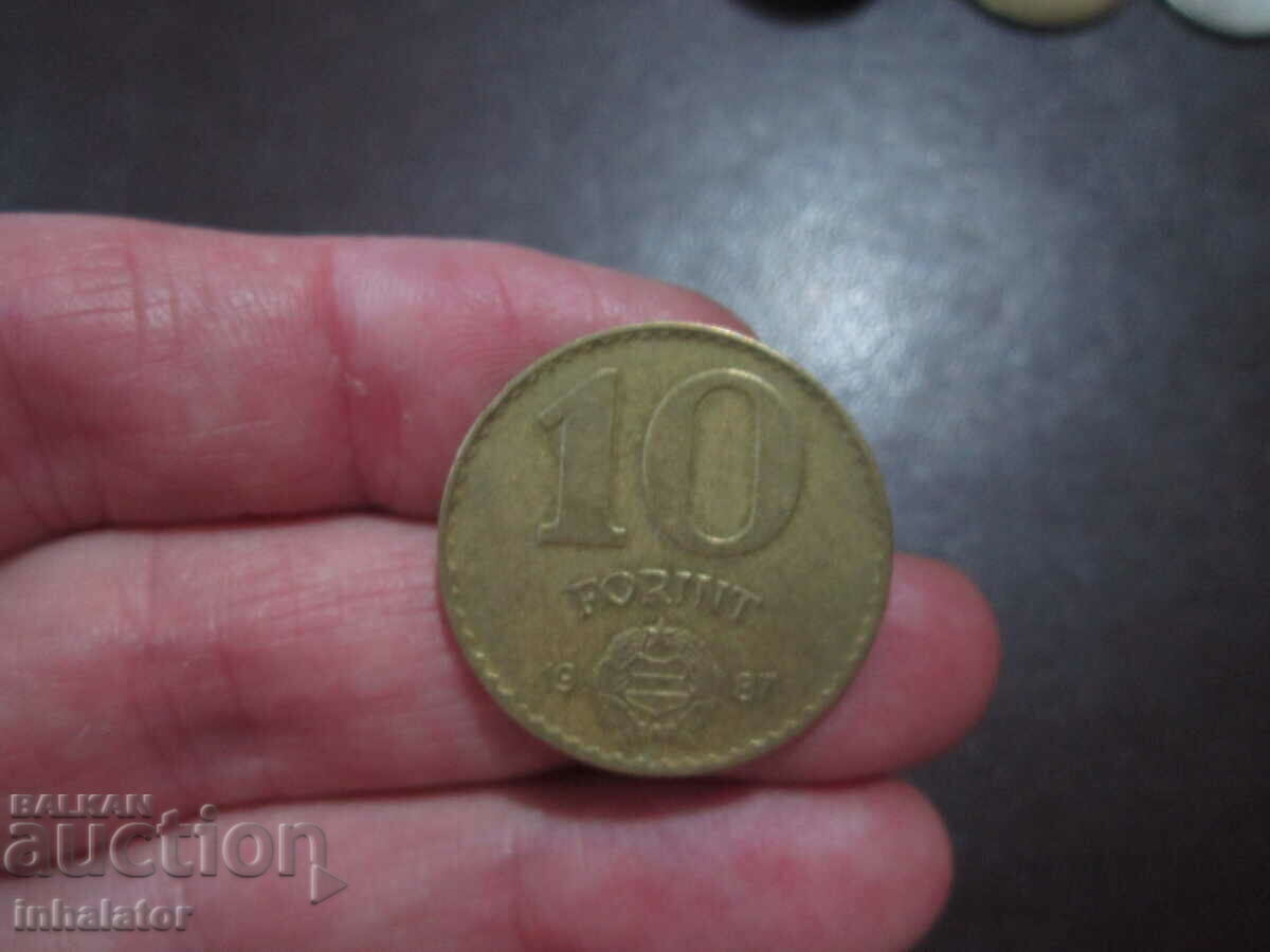 1987 10 forint Ungaria