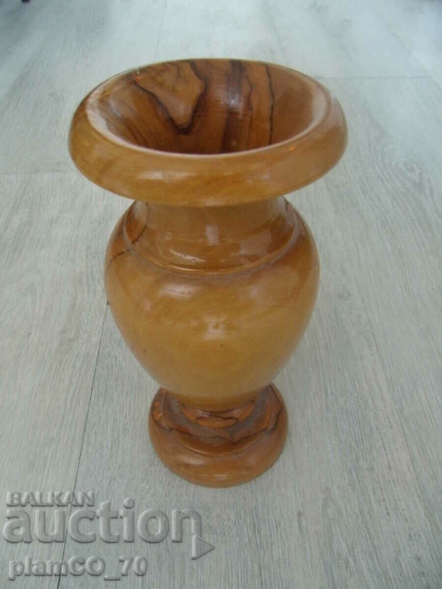 #*6375 old wooden vase