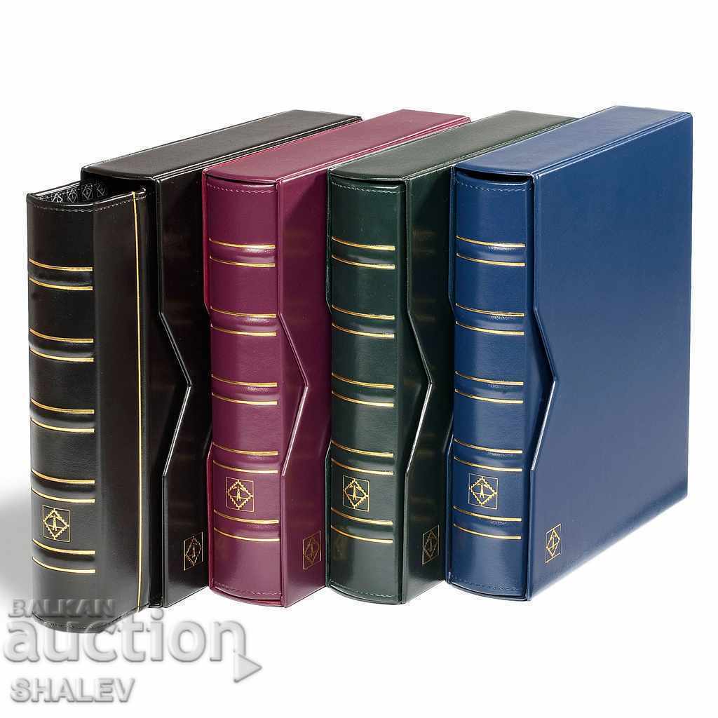 OPTIMA album with deluxe cassette - Leuchtturm, Germany / 3499. with price 61.89 BGN | € 31.64 OPTIMA album with deluxe cassette - Leuchtturm, Germany / 3499. with price 61.89 BGN | € 31.64