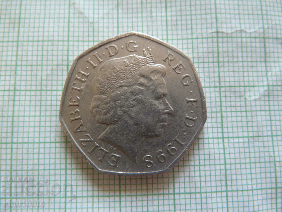 Доставка на 50 пенса 1998 Великобритания Доставка на 50 пенса 1998 Великобритания