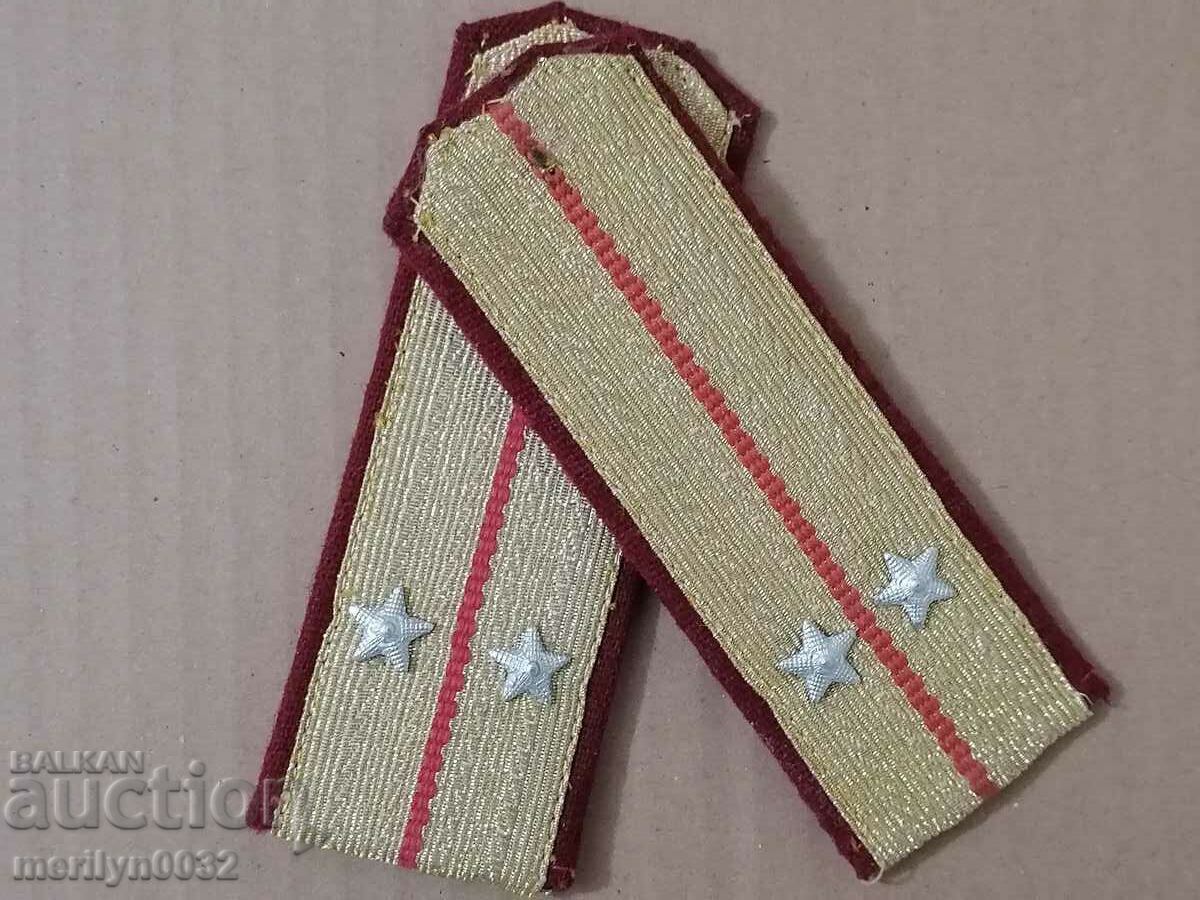 Junior officer epaulettes lieutenant from BNA uniform, monogram with price 38.50 BGN | € 19.68