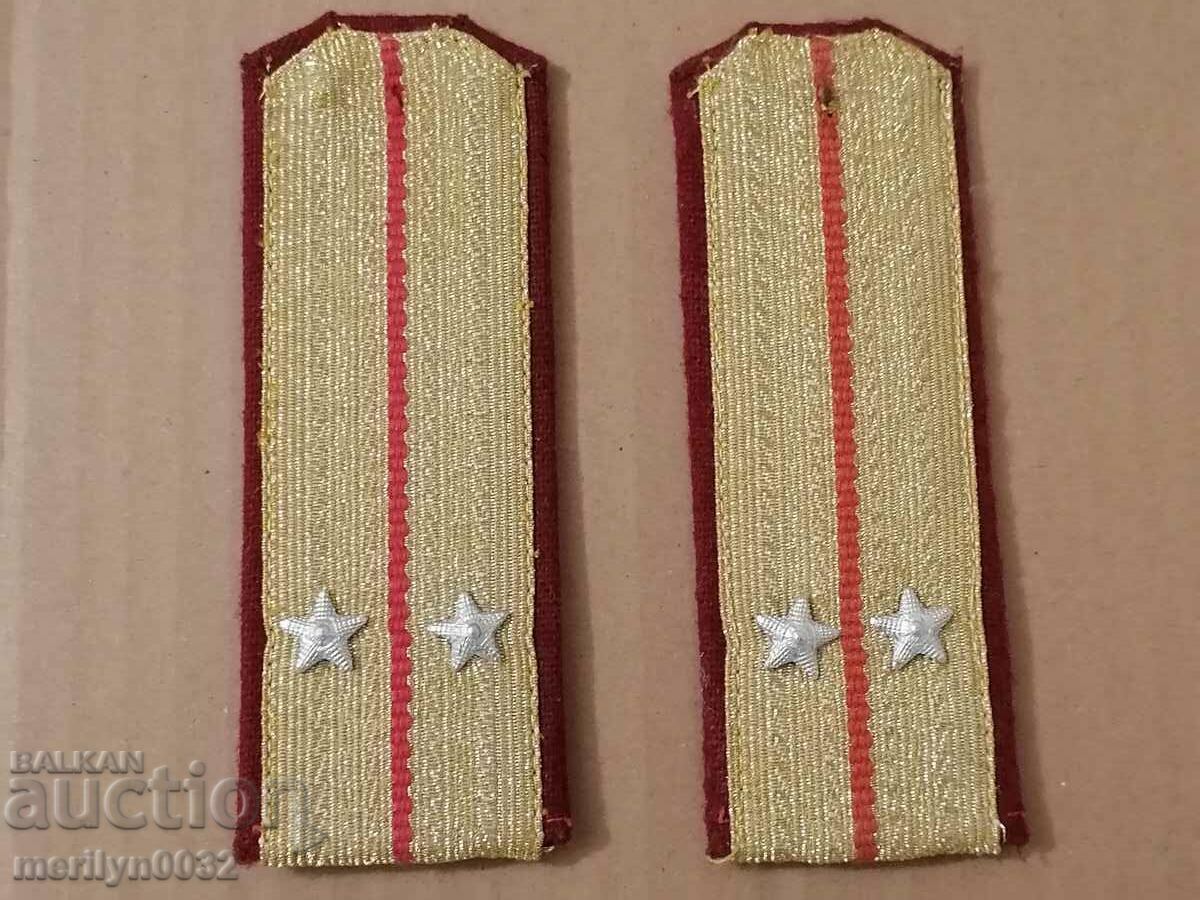 Delivery of Junior officer epaulettes lieutenant from BNA uniform, monogram