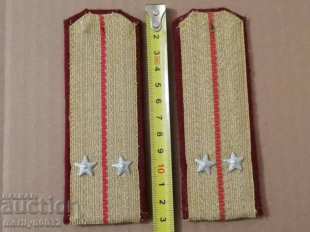 Junior officer epaulettes lieutenant from BNA uniform, monogram - 5