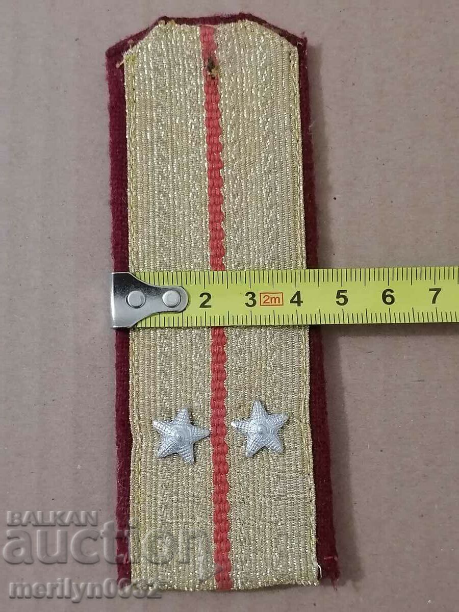 Junior officer epaulettes lieutenant from BNA uniform, monogram - 6