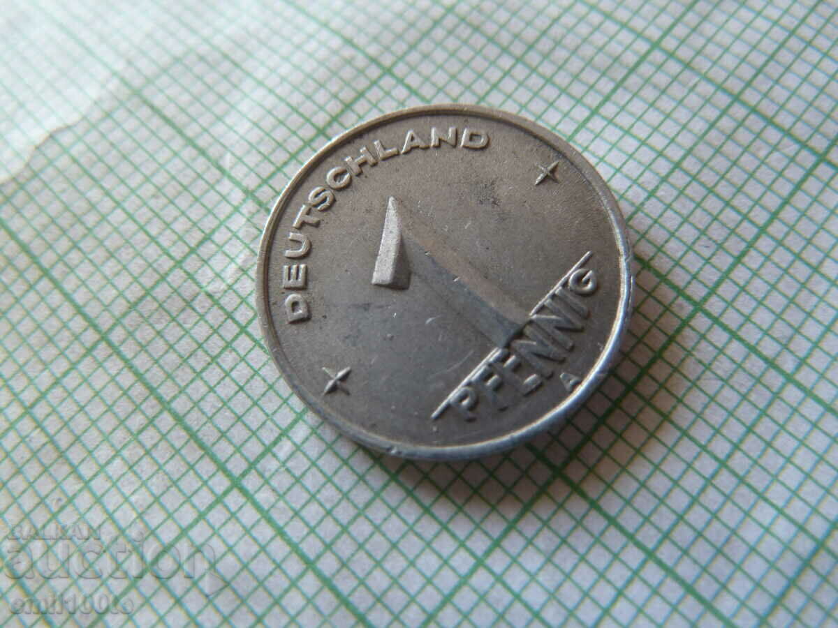 1 pfennig 1949 A GDR with price 1.00 BGN | € 0.51