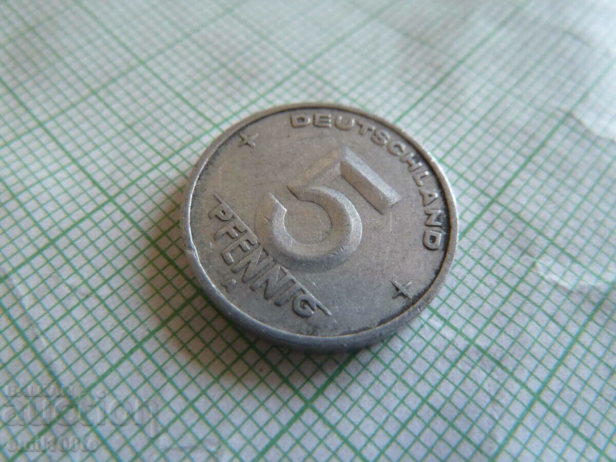 Auction  5 PF 1950 A GDR