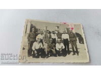 Photo Varna A man and cadets from a military school