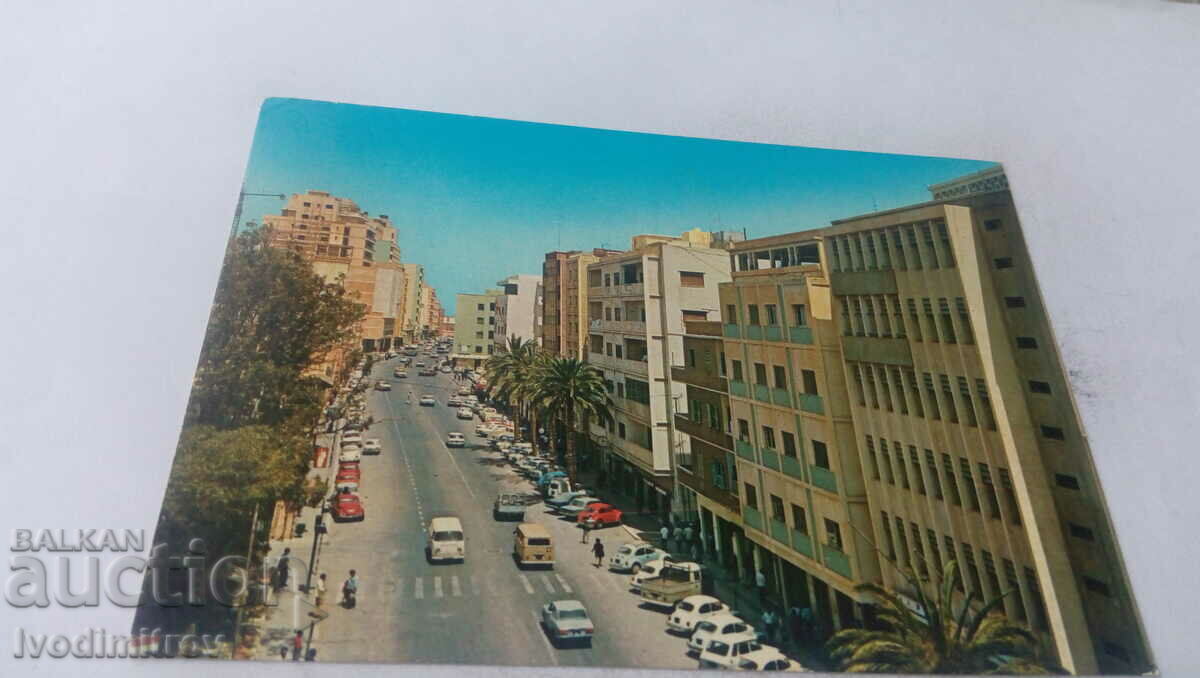 Пощенска картичка Benghazi Gamal Abd El Nasser Street