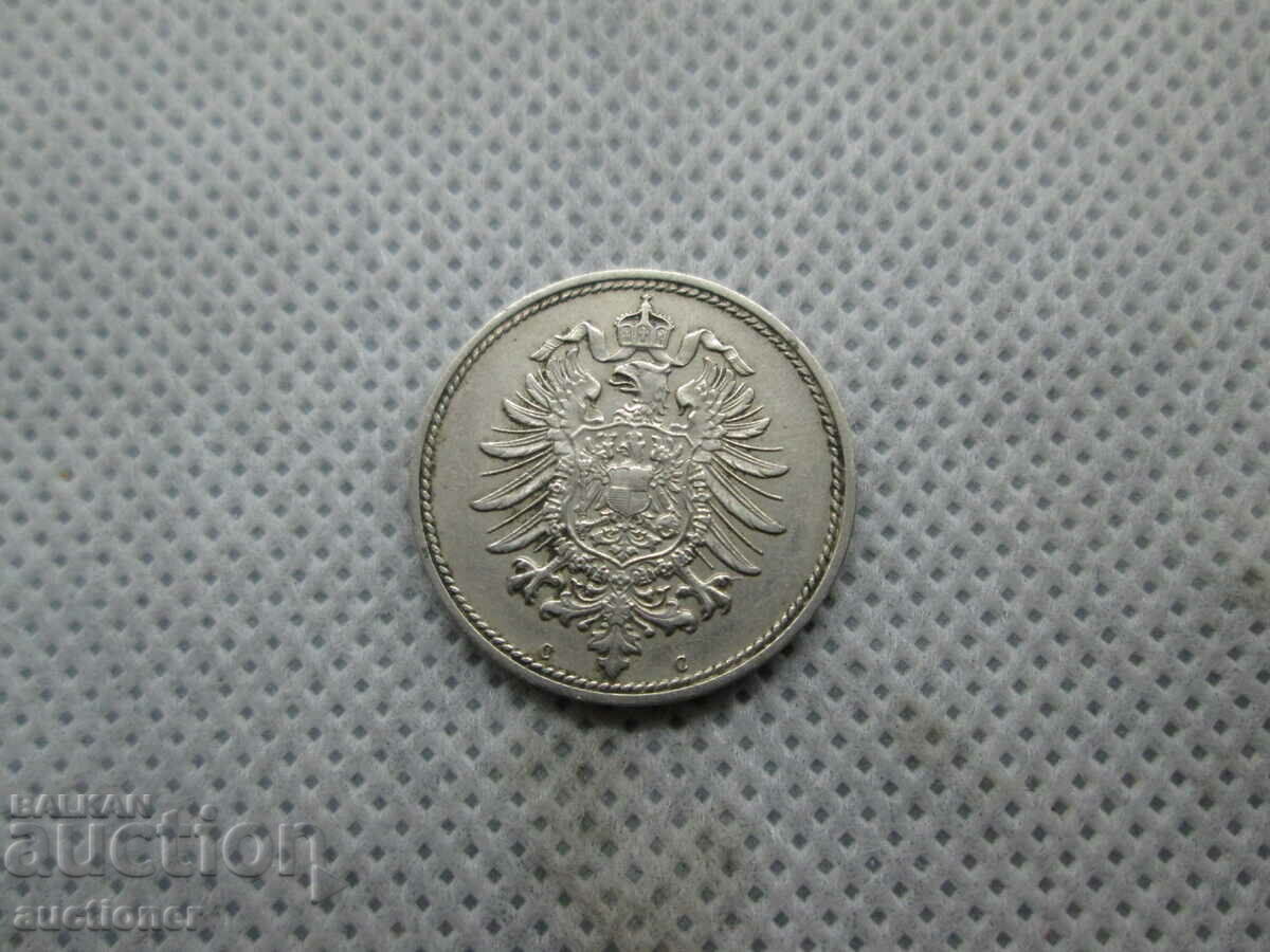 FOR SALE 10 PFENNIG DEUTSCHES REICH 1876 - 5 FOR SALE 10 PFENNIG DEUTSCHES REICH 1876 - 5