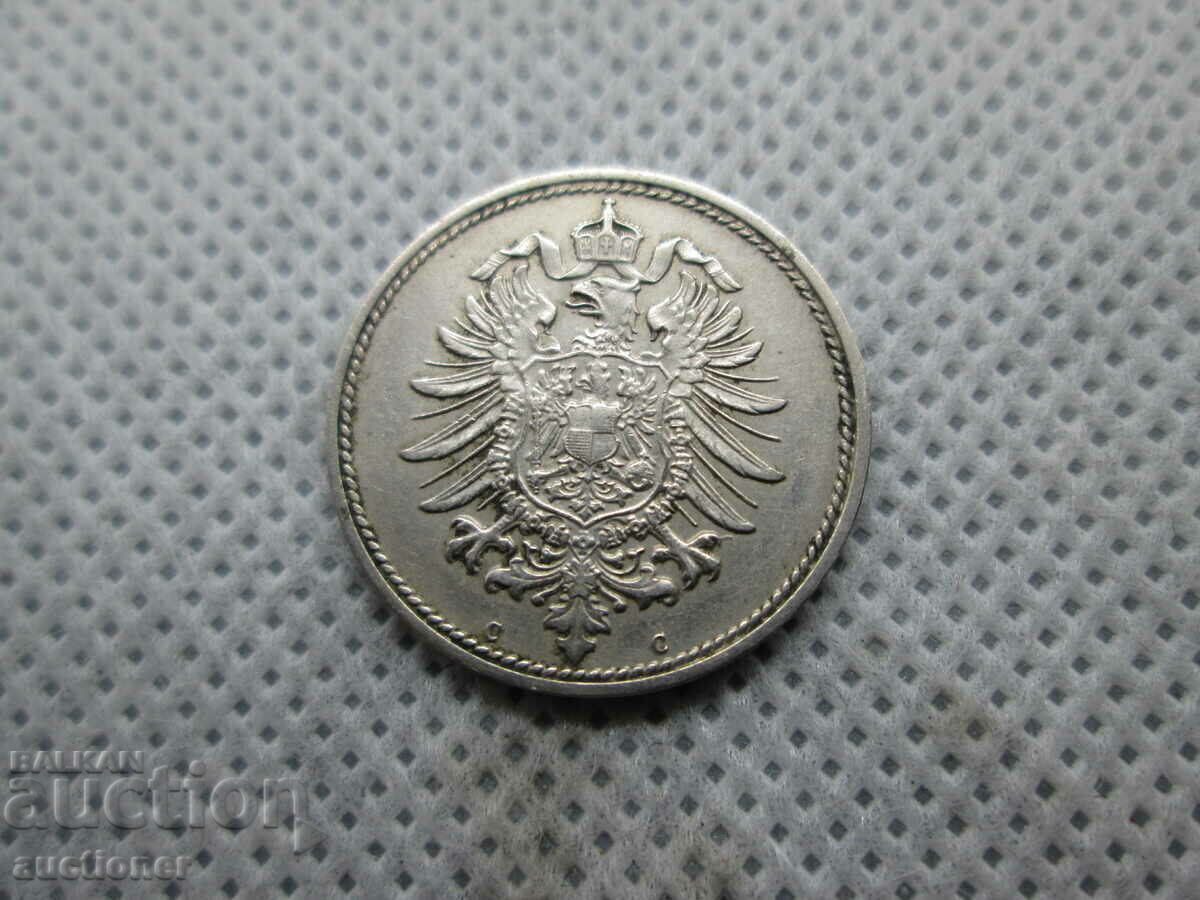 FOR SALE 10 PFENNIG DEUTSCHES REICH 1876 - 7 FOR SALE 10 PFENNIG DEUTSCHES REICH 1876 - 7