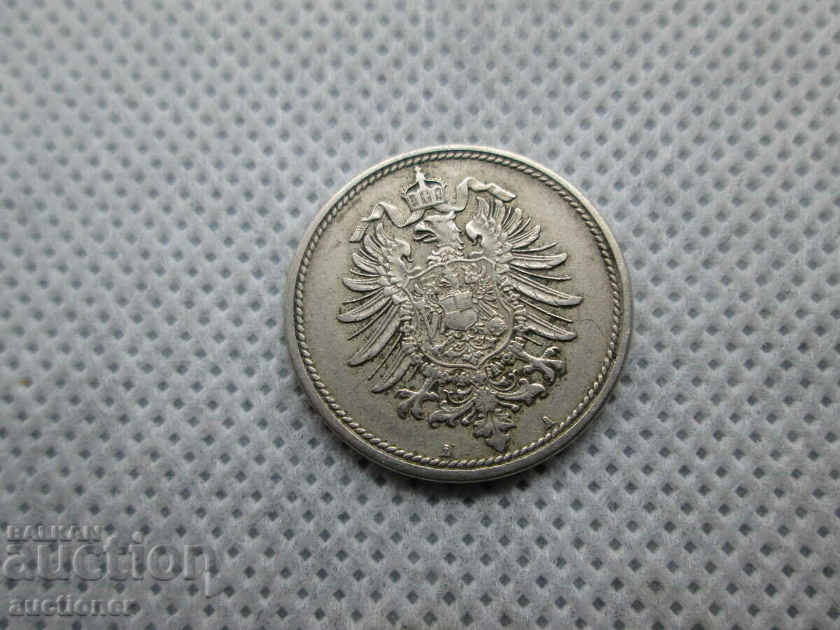 FOR SALE 10 PFENNIG DEUTSCHES REICH 1876 - 6 FOR SALE 10 PFENNIG DEUTSCHES REICH 1876 - 6
