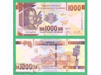 (¯`'•.¸   ГВИНЕЯ  1000 франка 2017  UNC   ¸.•'´¯)