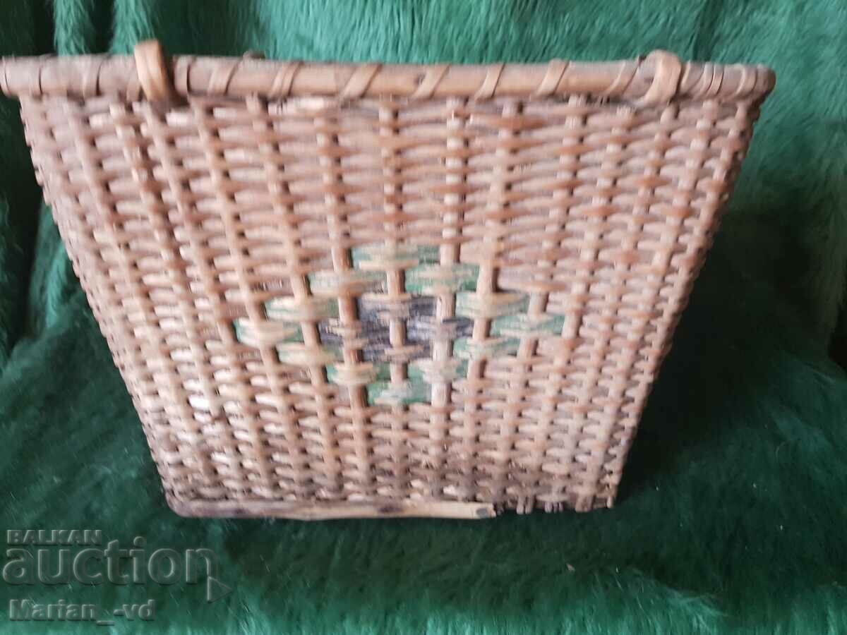 Vintage wicker basket for interior - 6 Vintage wicker basket for interior - 6