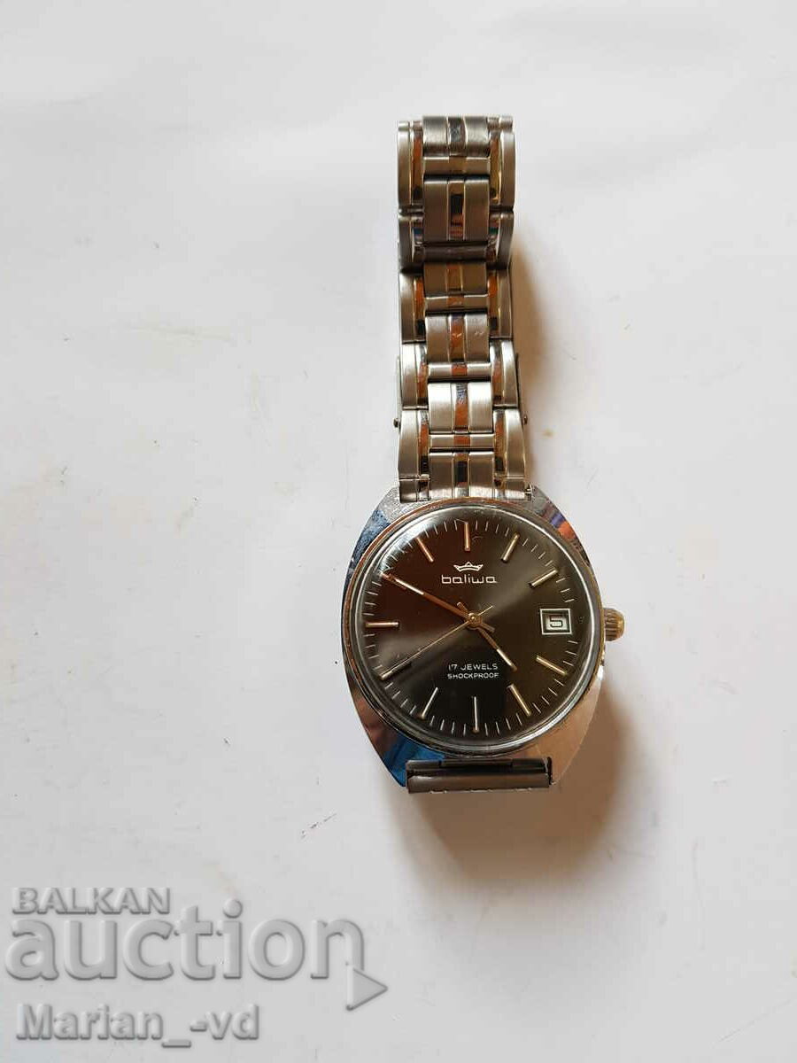 Men's BALIWA mechanical watch with price 60.00 BGN | € 30.68 Men's BALIWA mechanical watch with price 60.00 BGN | € 30.68