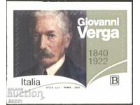 Чиста марка Джовани Верга Писател  2022 от Италия