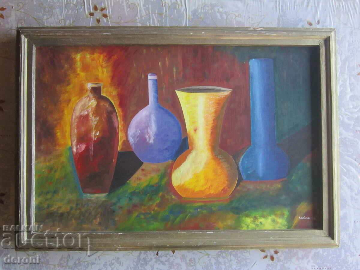 Great Painting oil on canvas R Schindel 77 - 6 Great Painting oil on canvas R Schindel 77 - 6