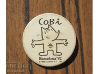 Insigna olimpica Olimpiada Barcelona 1992
