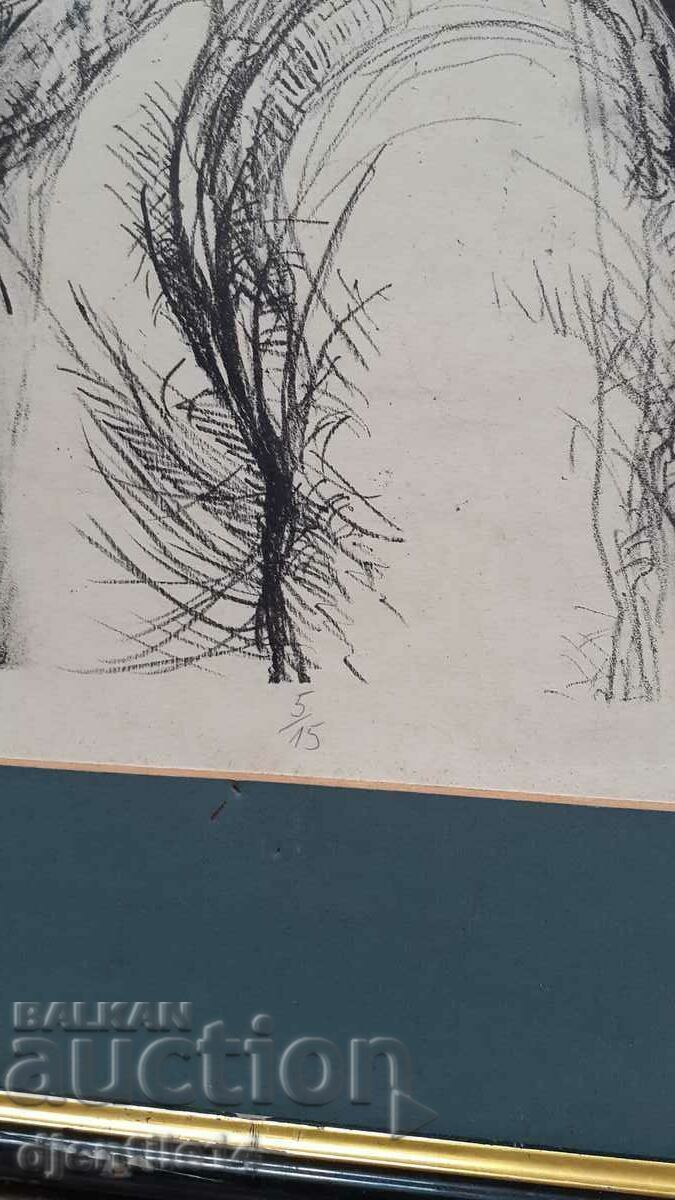 Delivery of painting, lithograph - signed Delivery of painting, lithograph - signed