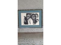 ζωγραφική, λιθογραφία - υπογεγραμμένη