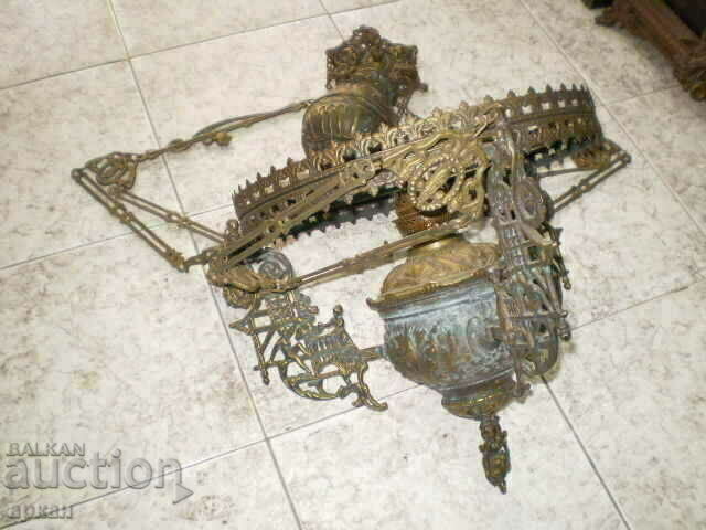 Delivery of bronze chandeliers France XIX century Delivery of bronze chandeliers France XIX century