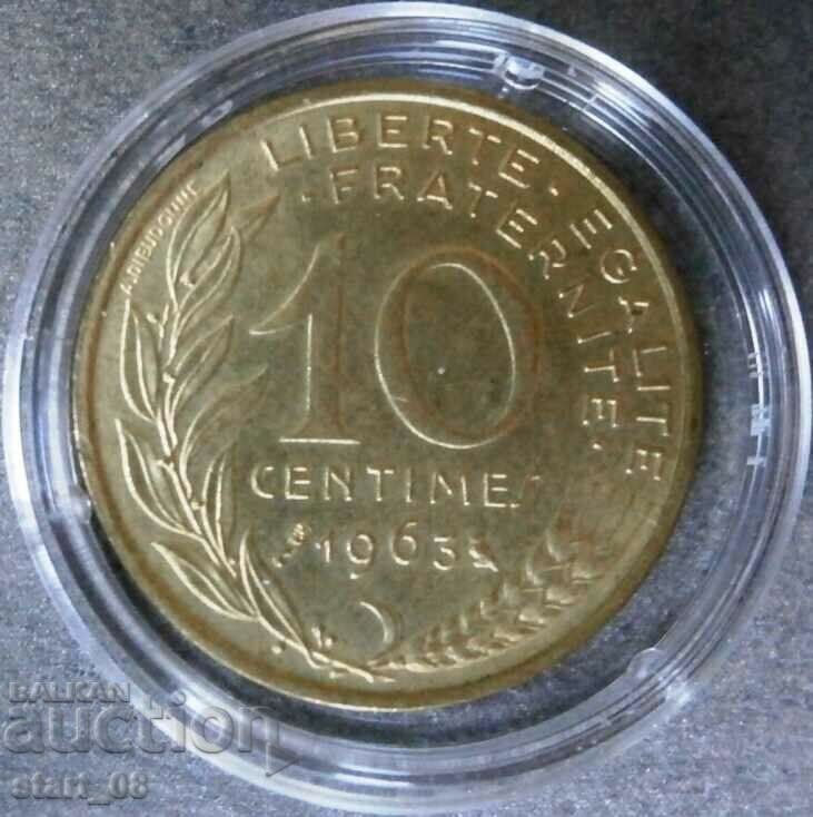 10 cenți 1963