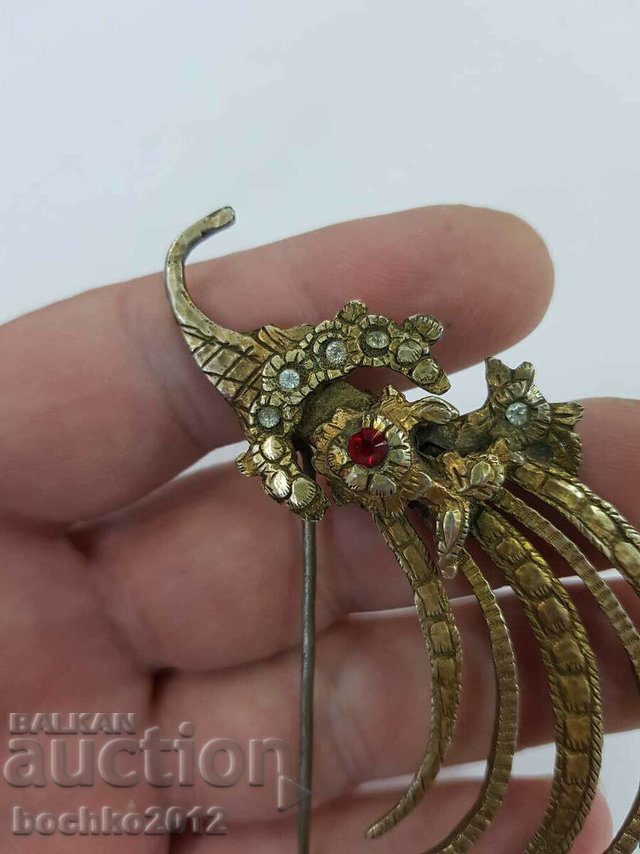 A rare Renaissance silver-gilt pin 19th century with price 260.00 BGN | € 132.94 A rare Renaissance silver-gilt pin 19th century with price 260.00 BGN | € 132.94