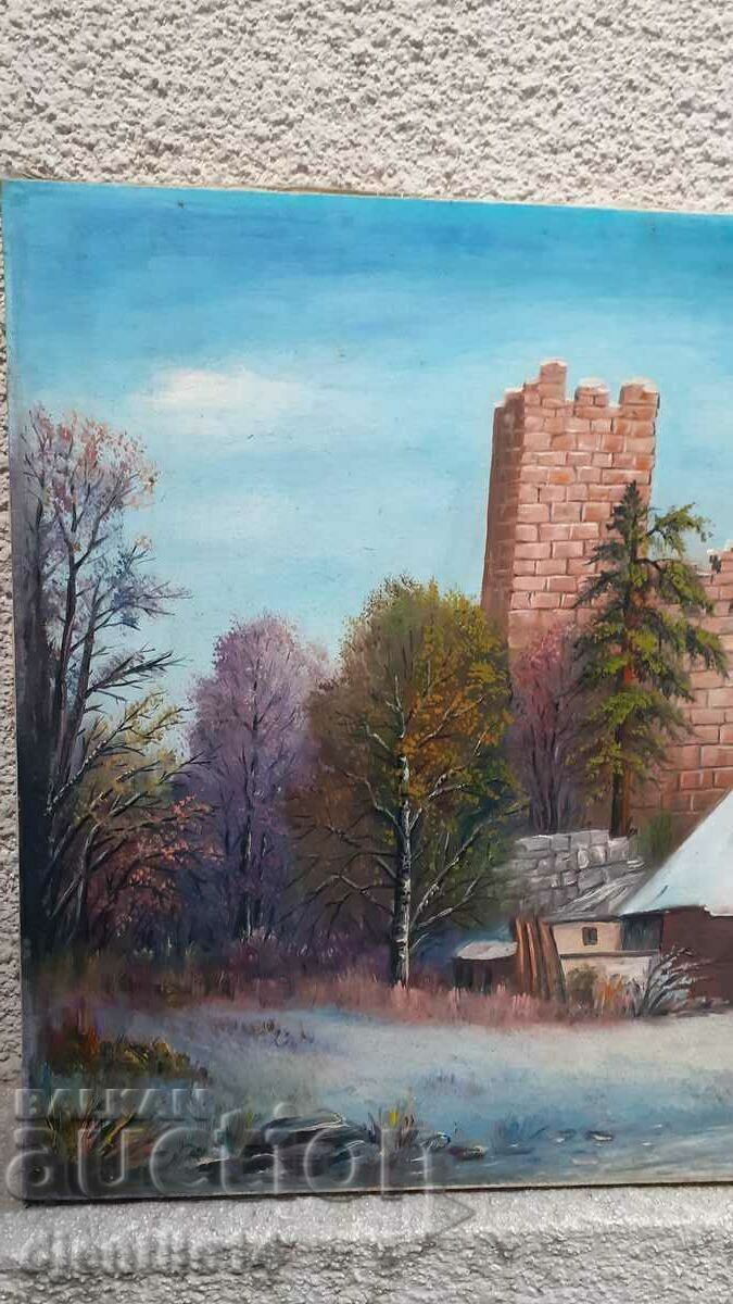 картина, масло-платно - 7