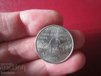 Missouri 25 Cent USA 2003 Letter P Series 50 States