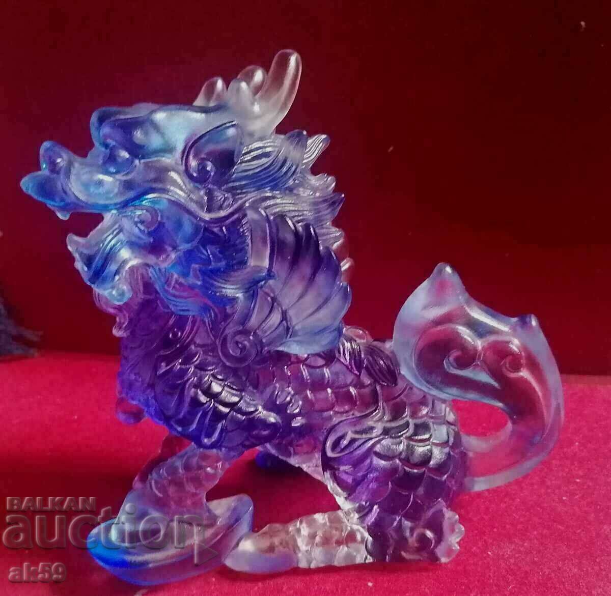 Figurină de cristal - „Chi Lin”.