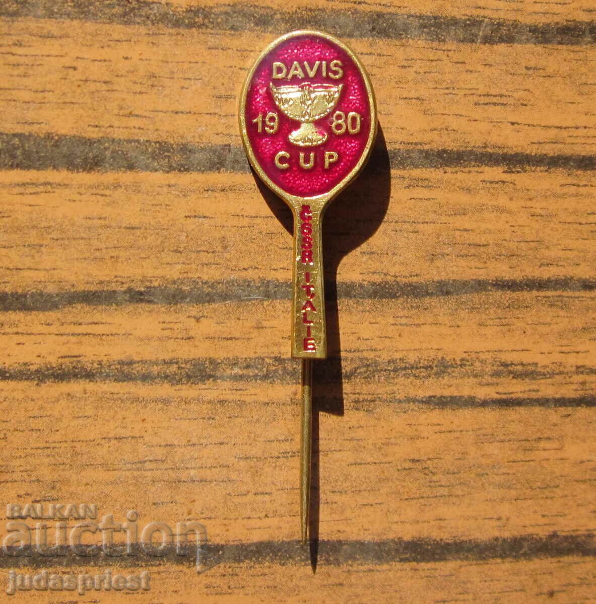 1980 Davis Cup tennis court badge sports badge with price 20.00 BGN | € 10.23 1980 Davis Cup tennis court badge sports badge with price 20.00 BGN | € 10.23