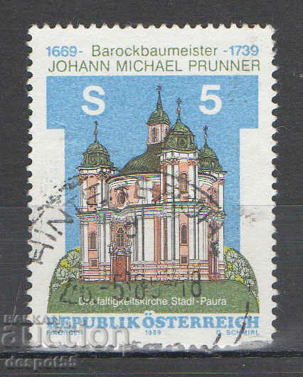 1989. Αυστρία. Μπαρόκ αρχιτέκτονας Johann Michael Pruner.