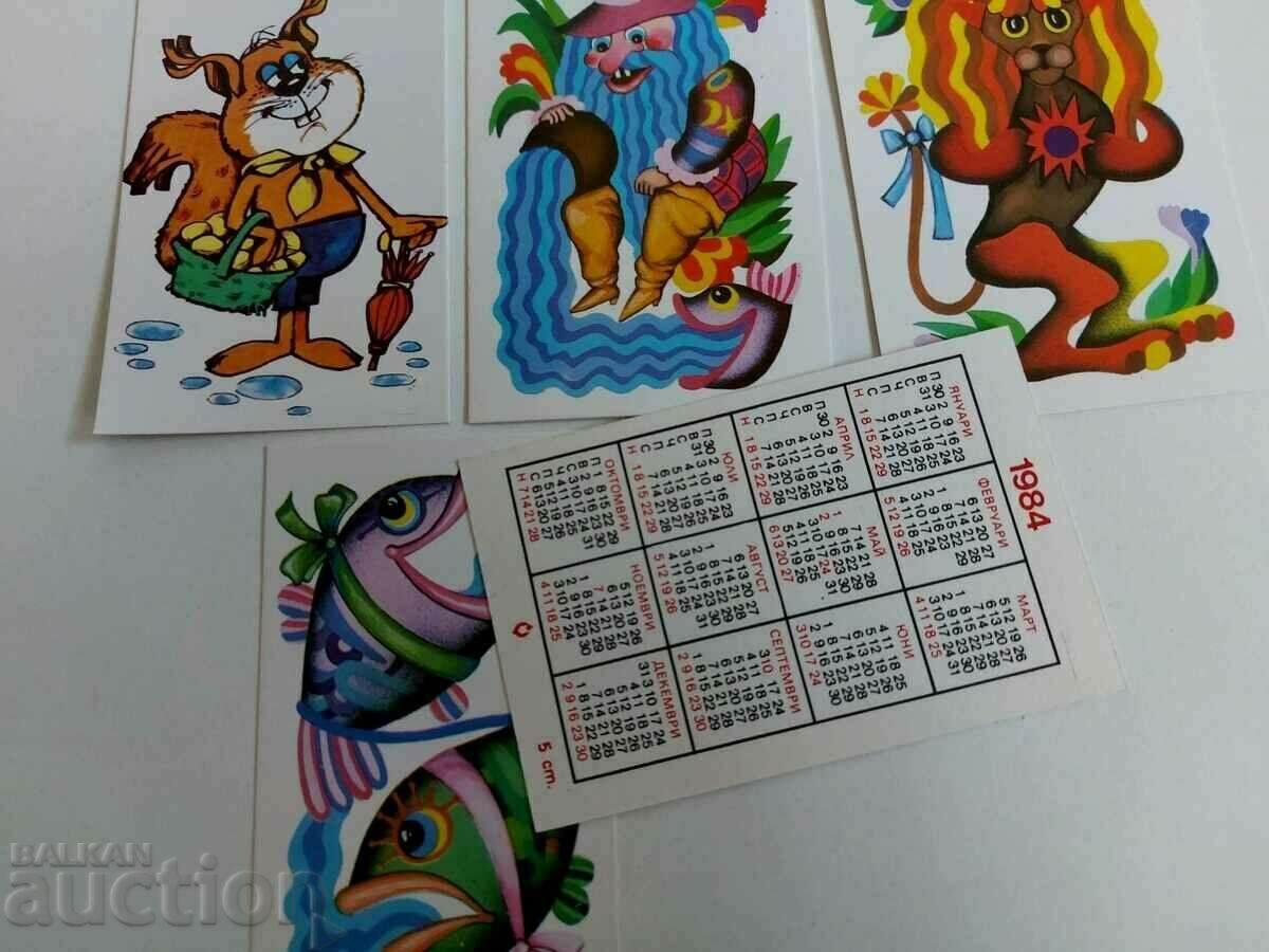 1984 TALES SERIES SOC CALENDARS CALENDAR LOT with price 9.00 BGN | € 4.60 1984 TALES SERIES SOC CALENDARS CALENDAR LOT with price 9.00 BGN | € 4.60