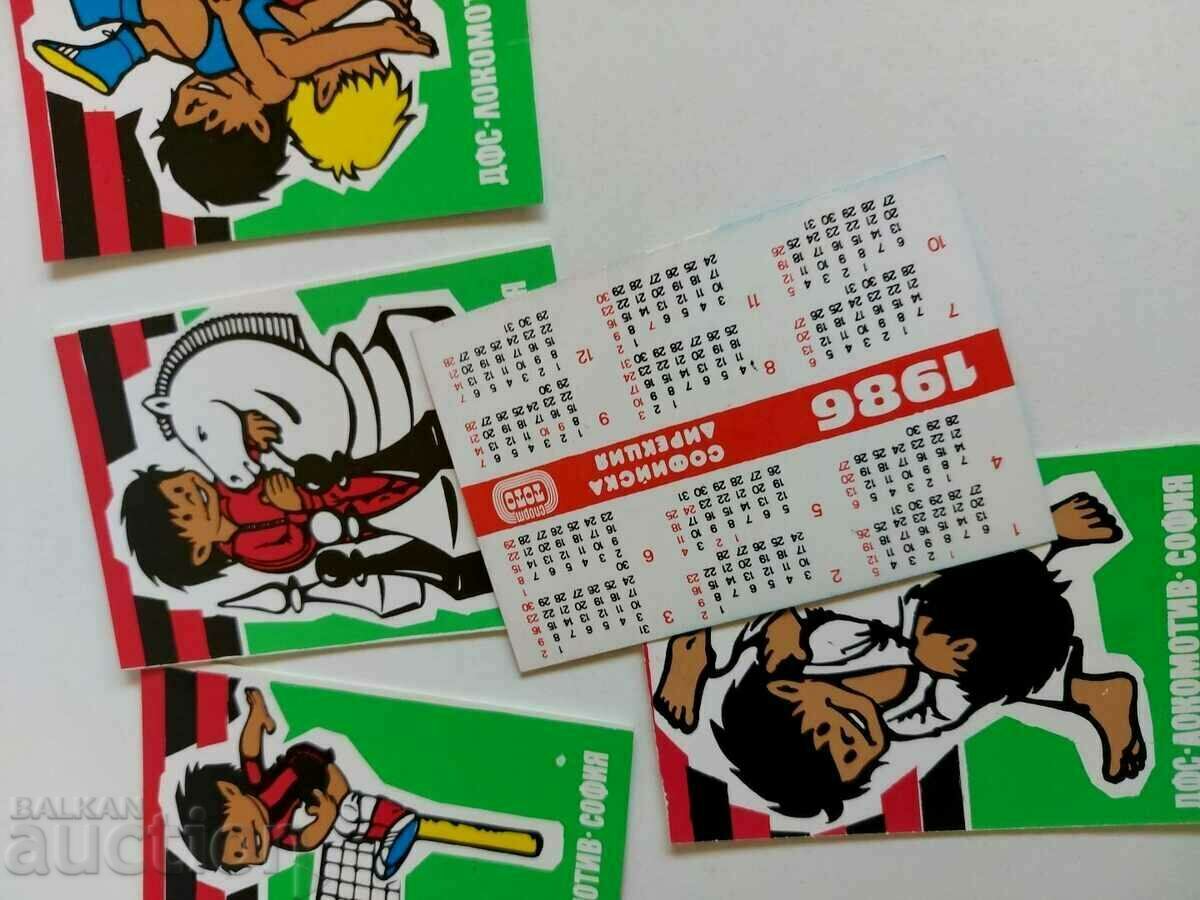 1986 LOCOMOTIVE SOFIA SERIES SOC CALENDAR CALENDAR LOT with price 15.00 BGN | € 7.67 1986 LOCOMOTIVE SOFIA SERIES SOC CALENDAR CALENDAR LOT with price 15.00 BGN | € 7.67