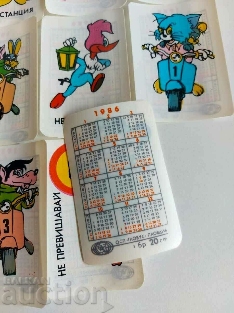 Auction  1986 CHILDREN'S HERO SERIES SOC CALENDARS CALENDAR LOT