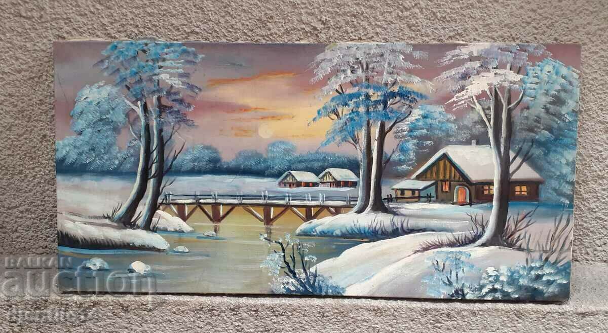 картина, масло-платно