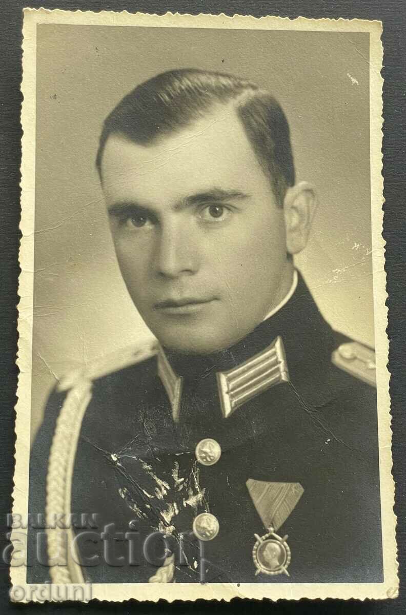 2528 Царство България капитан орден За Заслуга 1943г Пловдив