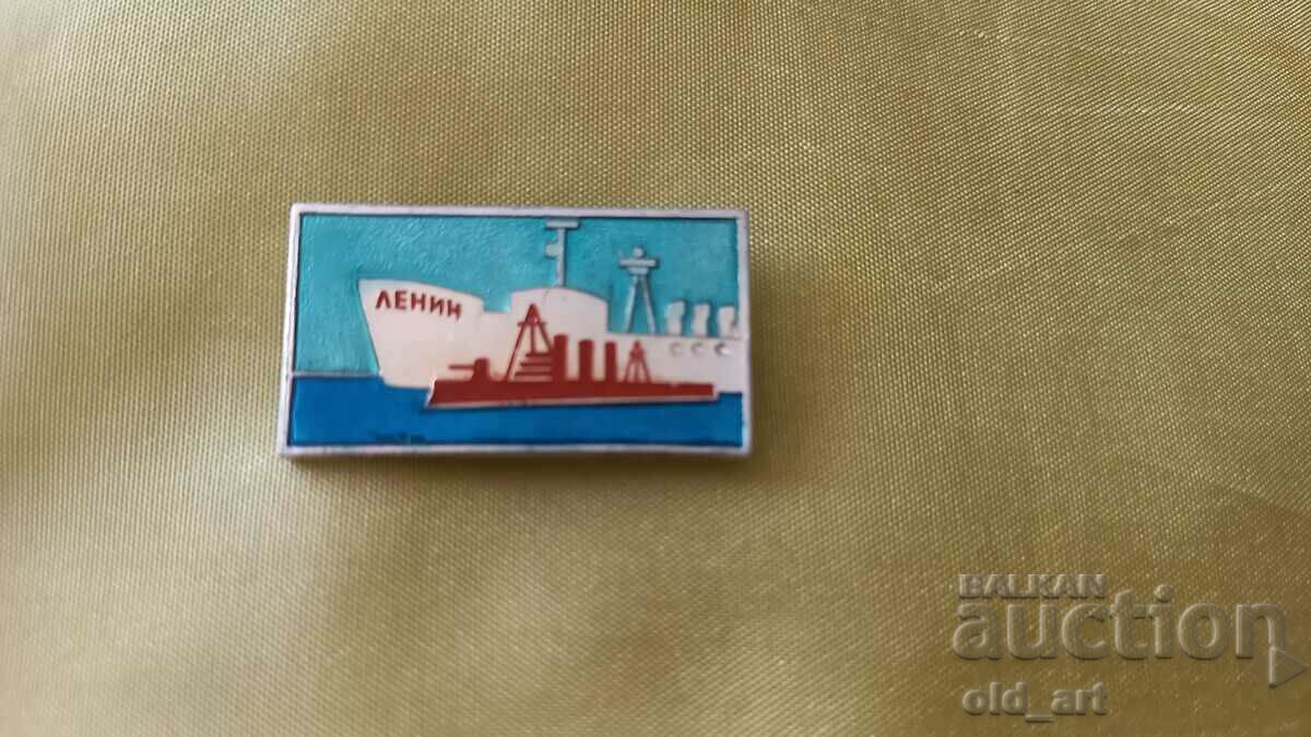 Badge - Russia, Icebreaker "Lenin"