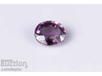 Violet sapphire 0.85ct oval untreated