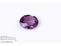 Violet Sapphire 0.76ct Oval Cut Heat Only