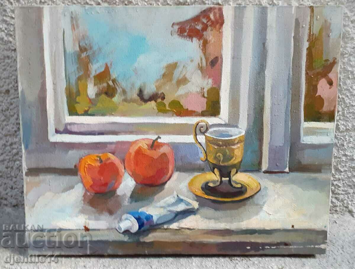 картина, масло-платно - 7