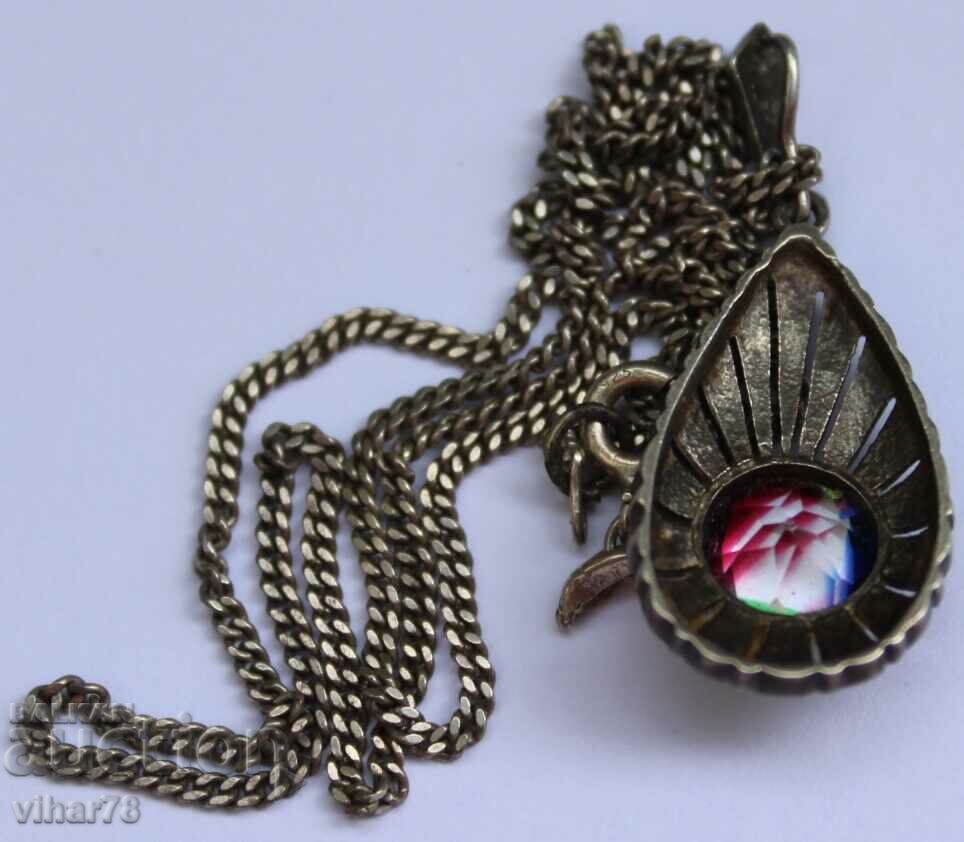 СРЕБЪРНА ВИСУЛКА-МАРКАЗИТИ ЗАОБИКОЛИЛИ МИСТИК ТОПАЗ,935 ПРОБ - 6 СРЕБЪРНА ВИСУЛКА-МАРКАЗИТИ ЗАОБИКОЛИЛИ МИСТИК ТОПАЗ,935 ПРОБ - 6