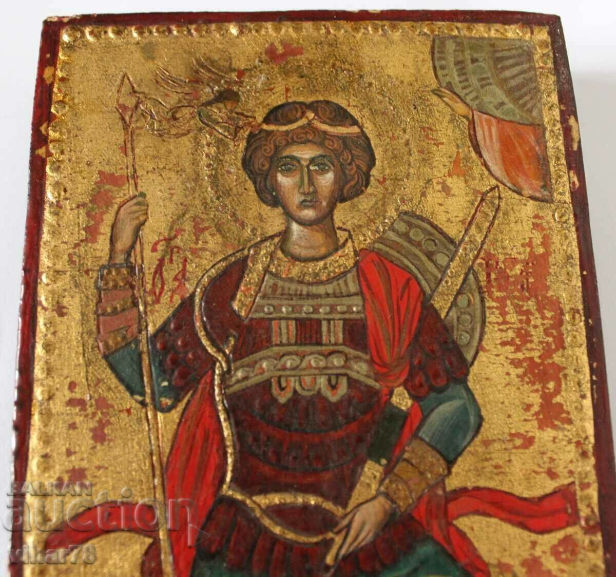 Стара Икона Свети Георги с цена 259.99 лв. | € 132.93 Стара Икона Свети Георги с цена 259.99 лв. | € 132.93