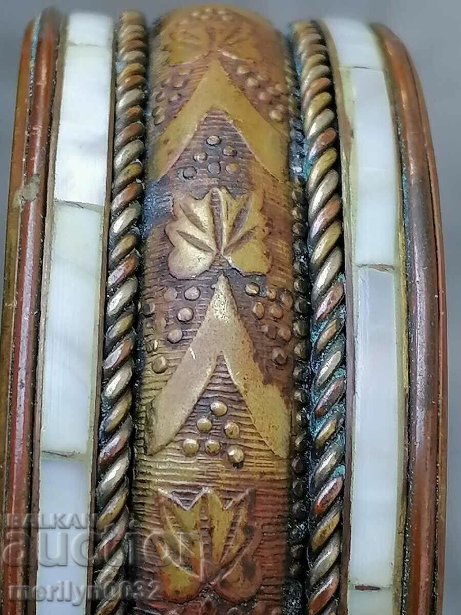 Old bracelet with mother of pearl jewelry, jewelry - 7
